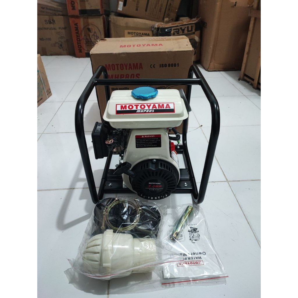 MOTOYAMA MHP80S WATER PUMP 3 INCH MODEL TURBO | WP 3" MOTOYAMA KEONG TURBO (MESIN 3 HP)