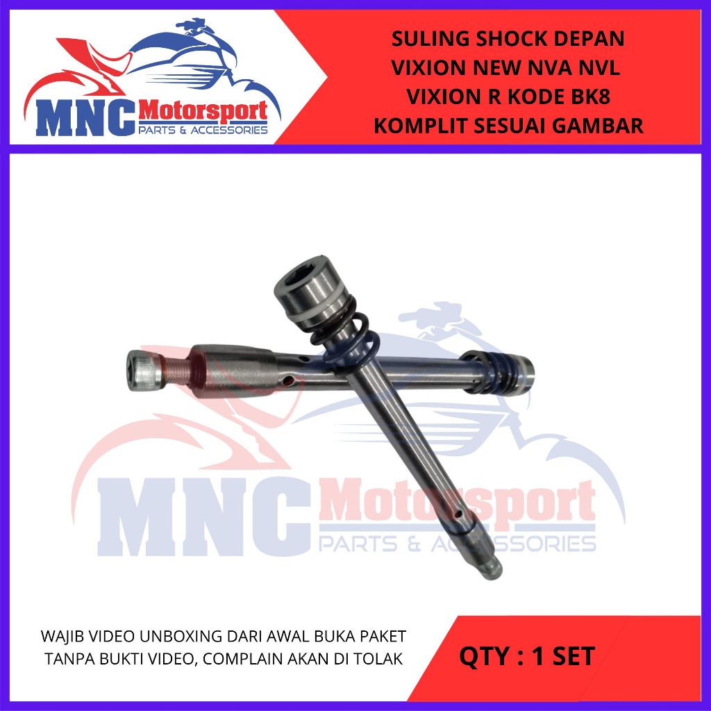 SULING SHOCK SHOK DEPAN LM VIXION NEW NVA NVL VIXION R KODE BK8