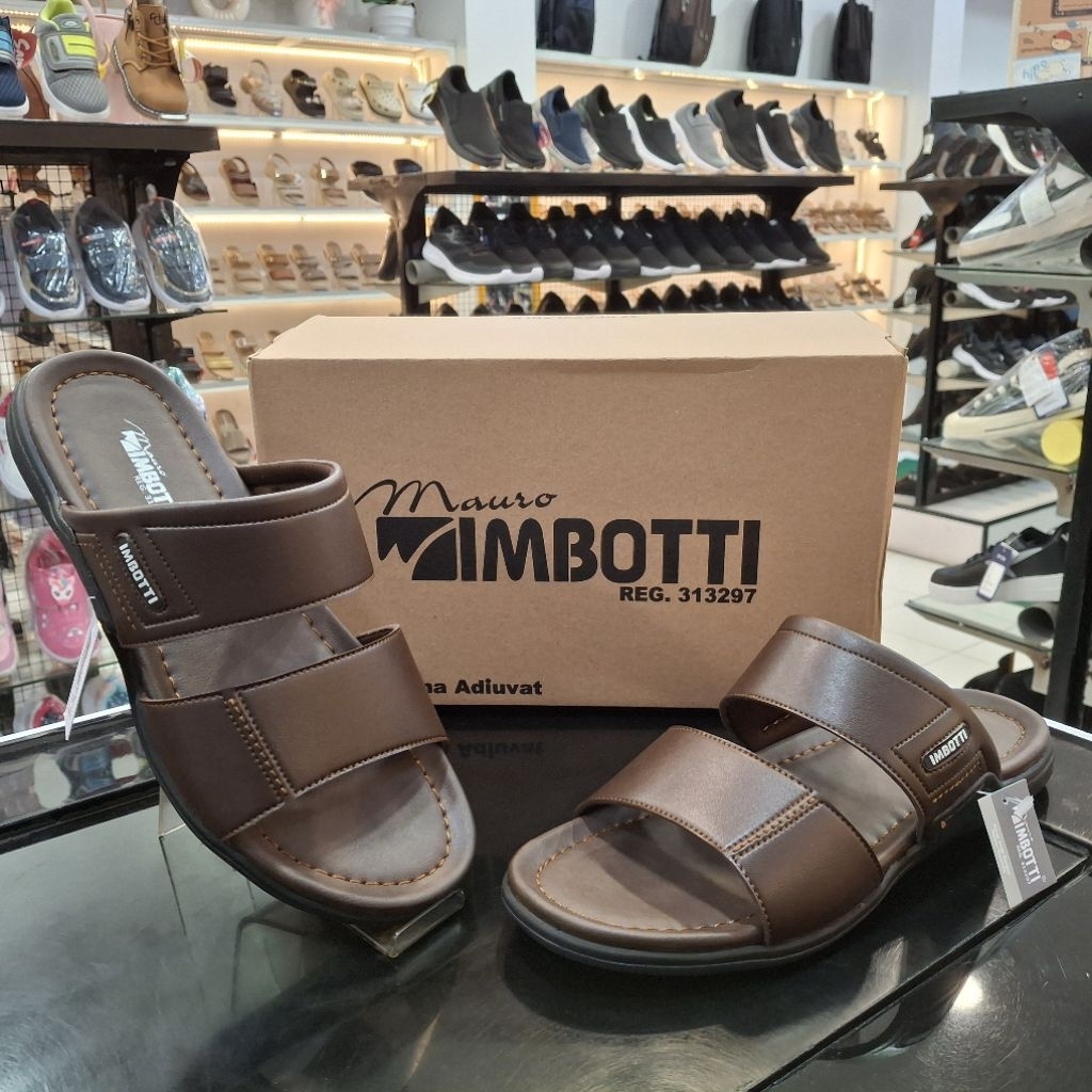 Sandal Casual Pria Ukuran Jumbo | 5008 | Brown | Tersedia hingga ukuran 47
