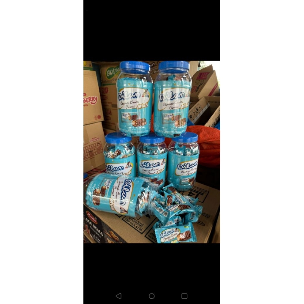 {ecer 1toples} DILAN chocolate caramel isi 25 pcs dilan oat crunch chocolate isi 25 pcs