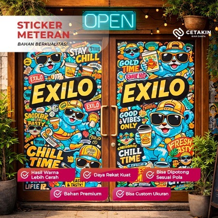 Cetak Stiker Vynil Meteran / Print Stiker Branding Mobil