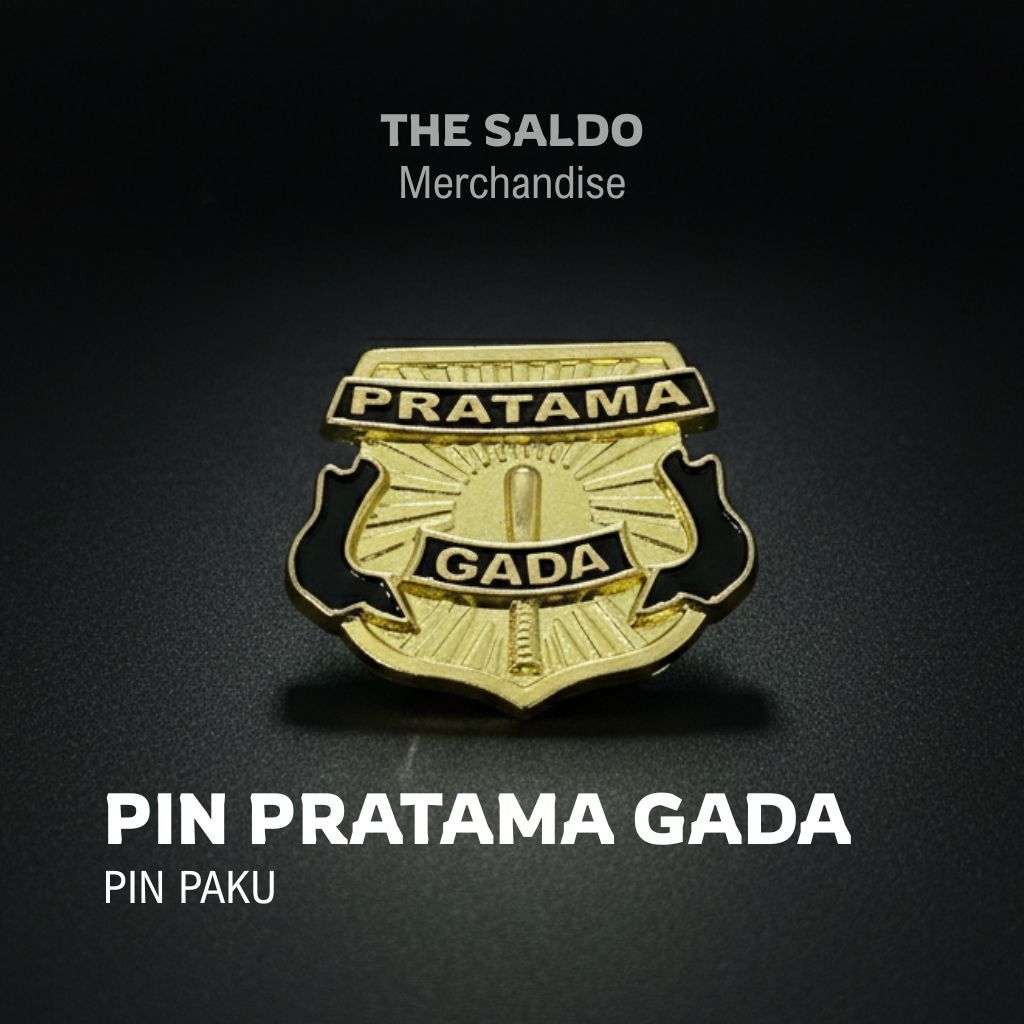 Pin Lencana SATPAM SECURITY Pin Gada Pratama Perlengkapan Anti Karat Material Premium Quality Amigo