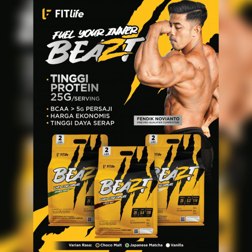 Fitlife beazt 5 lb whey protein