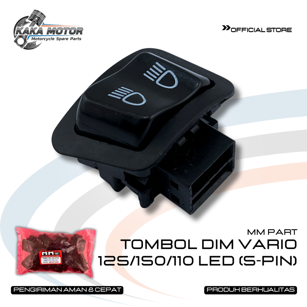 TOMBOL DIM VARIO 125/150/110 LED 5-PIN – TOMBOL SAKLAR DIM VARIO 125 110 150 LED