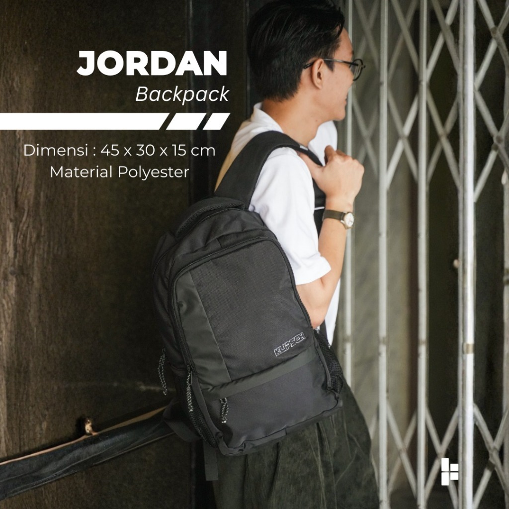 KLIPSCH Jordan Backpack | Tas Ransel Pria | Tas Punggung Laki-laki