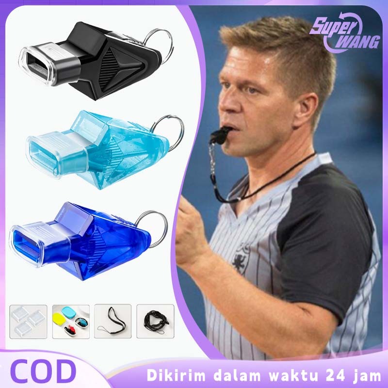 Peluit Security Peluit Dolphin Ringkas Peluit Pencet Wasit Peluit Sepak Bola Wasit - Kirim Aksesori