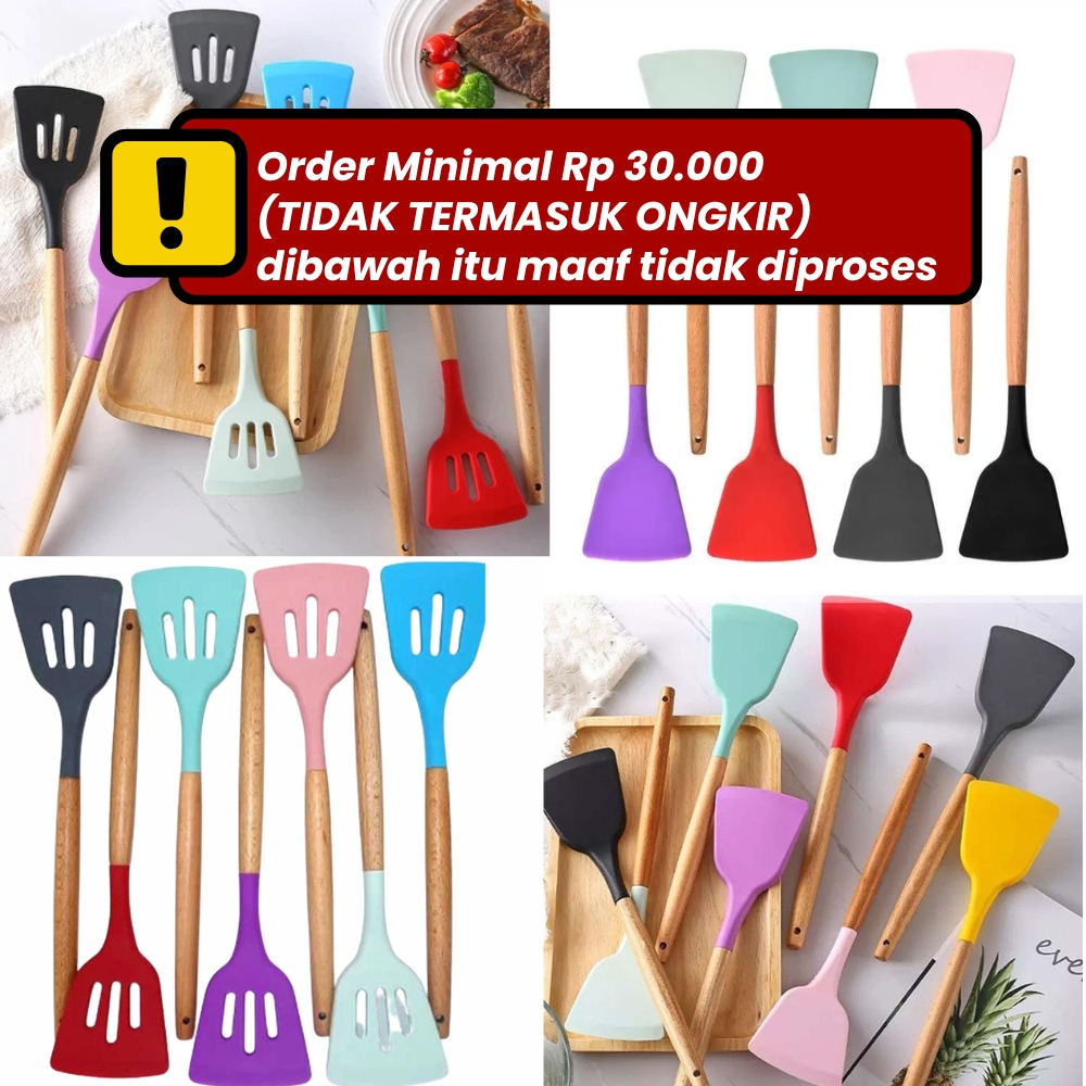 SUTIL SILIKON GAGANG KAYU