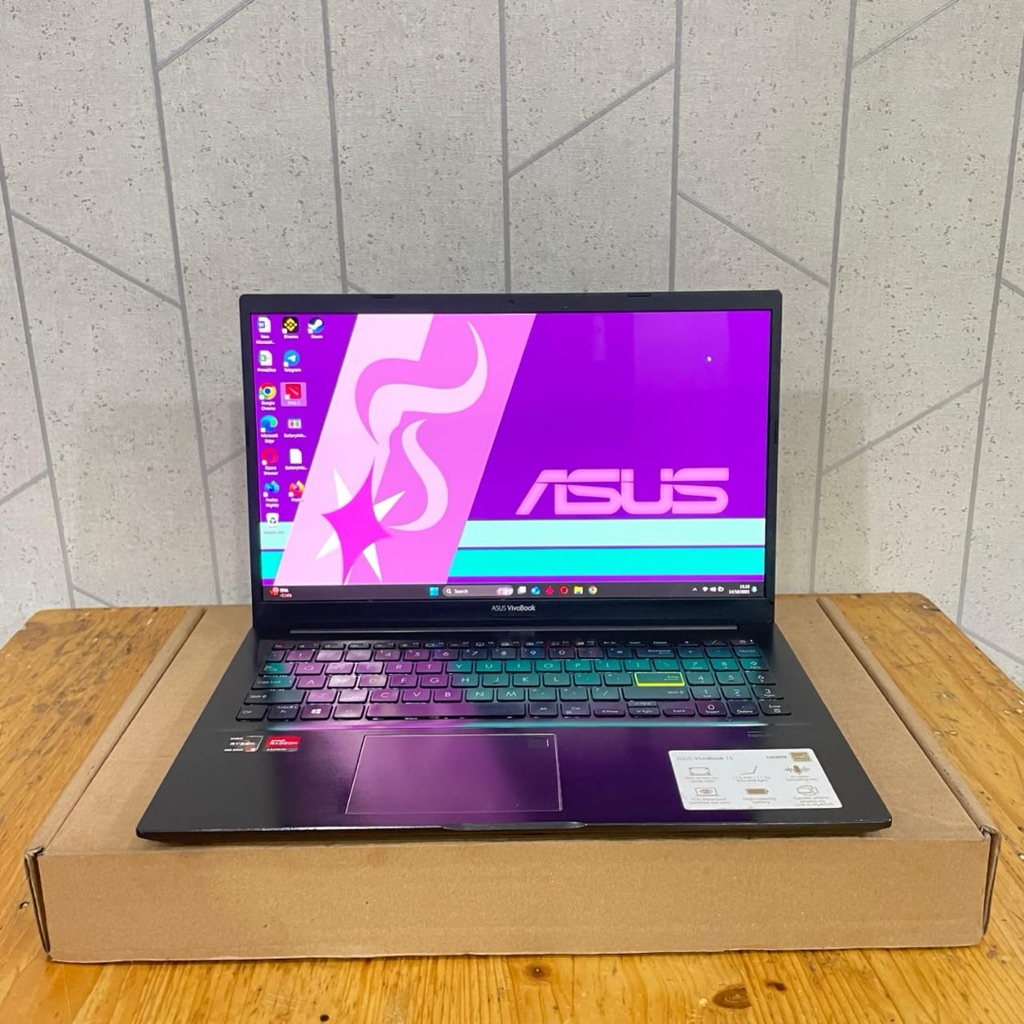 #Laptop Like New#Laptop Asus X513UA, Amd Ryzen 5 - 5500U, Ram 16 / 512Gb, #Backlight, Slim, IPS, Gam