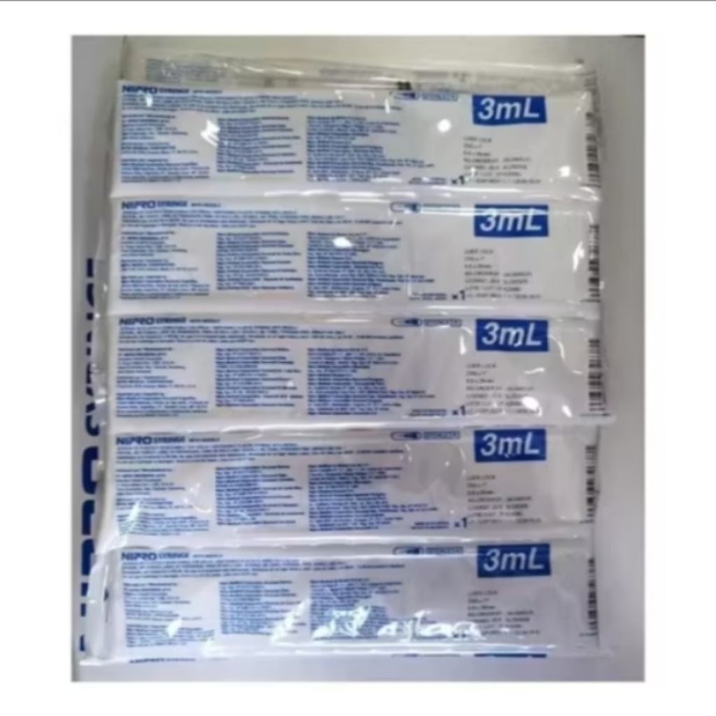 Spuit Nipro 3ml Per 10 pcs