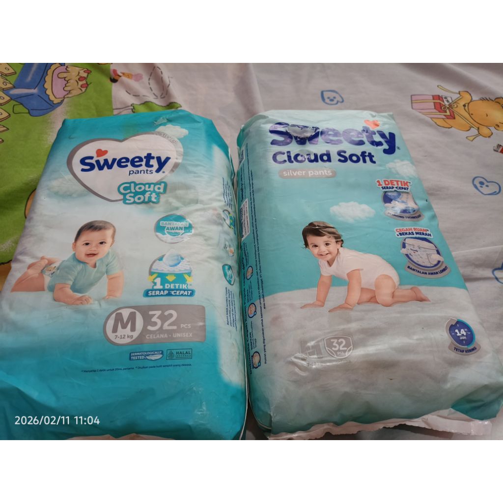 Pampers Sweety Silver Pants M32