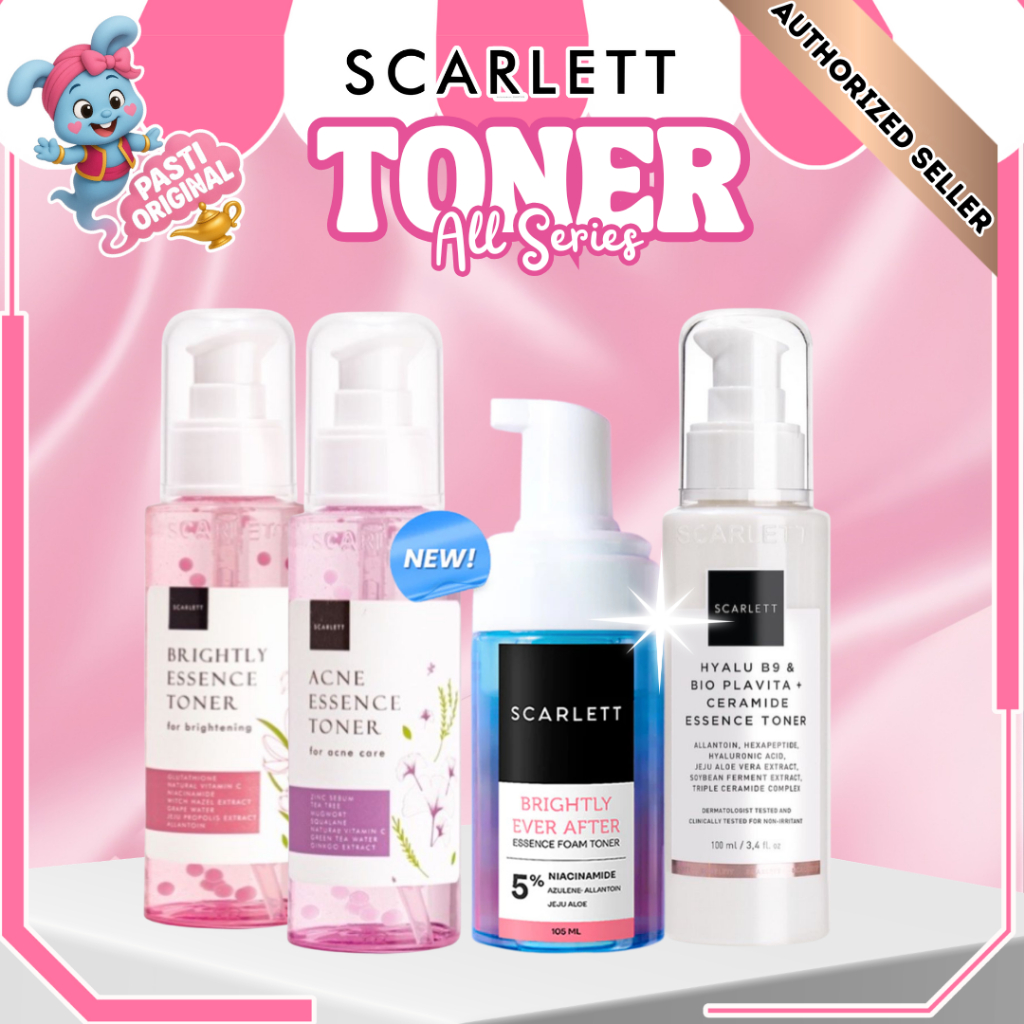 Scarlett Whitening Acne Essence Toner / Scarlett Whitening bright Essence Toner / essence foam toner