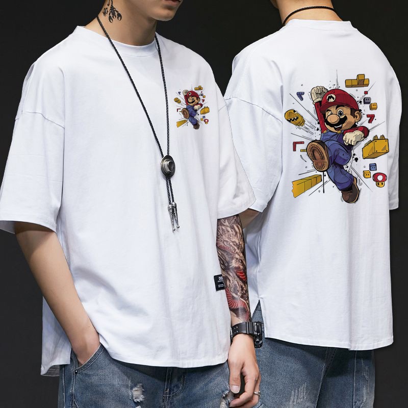 SONZ kaos pria setengah lengan oblong pria t shirt kaos anime baju tebal kaos boxy pria hitam