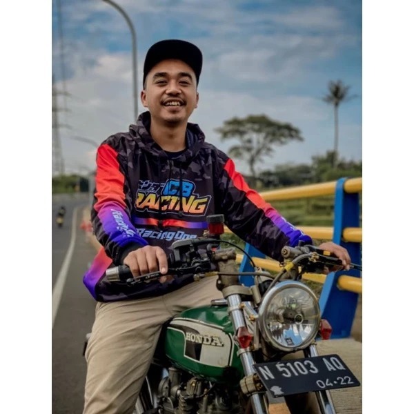 Racing One / Jaket Racing CB  / Desain Full Printing