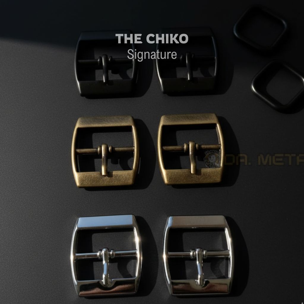 Gesper Ring Geser Besi Nikel Hitam Antic gold