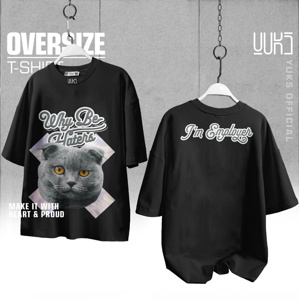 OVERSIZE T-Shirt "Cat The Employer"