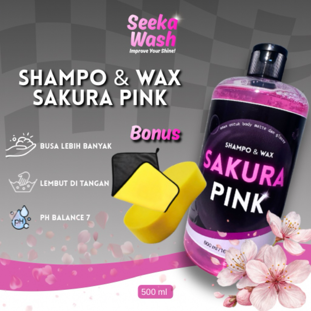 SHAMPO CUCI MOTOR BONUS LAP & SPONS | PEMBERSIH MOTOR MOBIL PAKET LENGKAP CUCI MOTOR