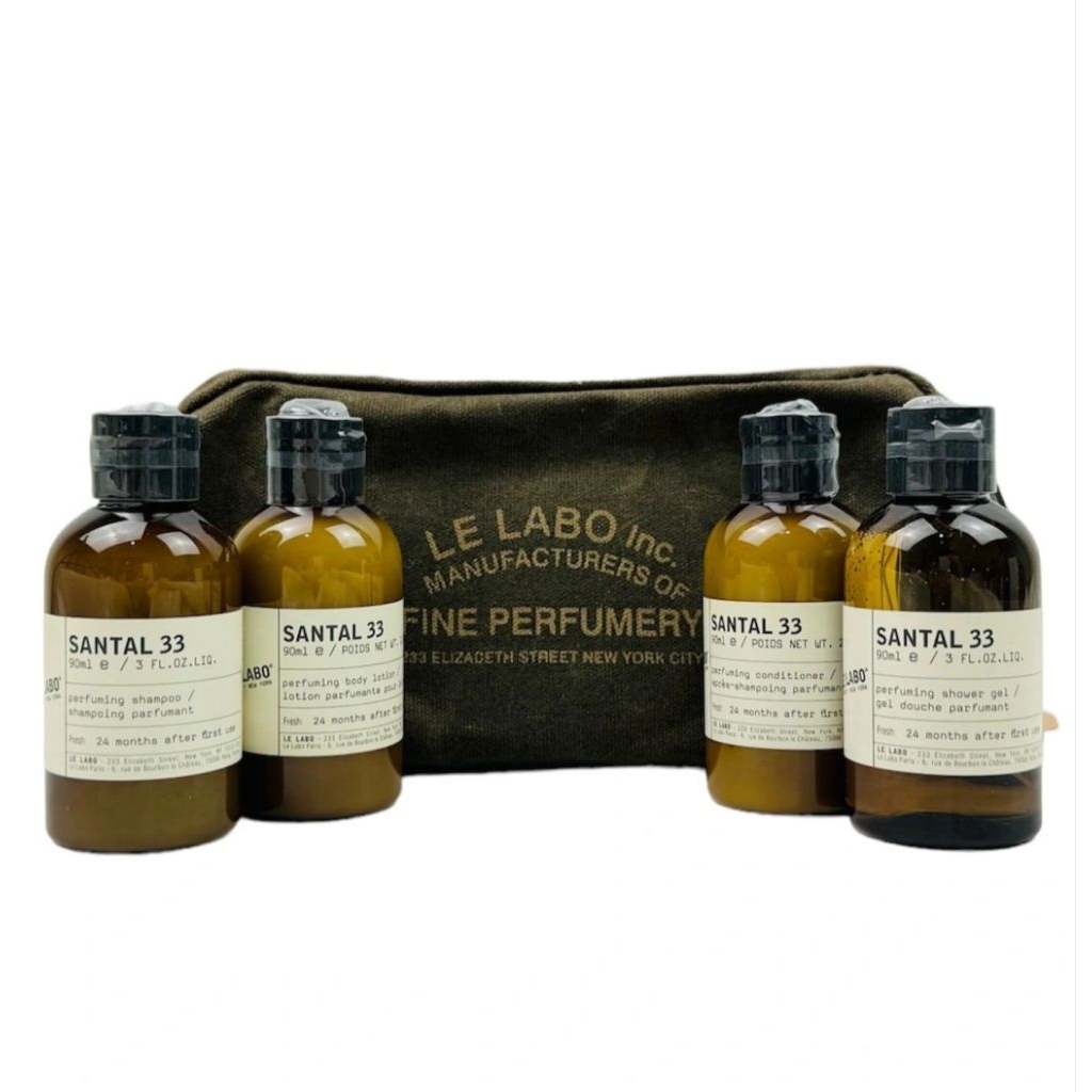 Le Labo Santal 33 Body & Hair Gift Set Unisex (Produk) 4×90ml Shower Gel Body Lotion Shampoo Conditi
