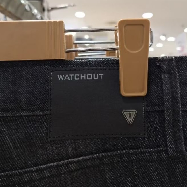 WATCHOUT JEANS celana panjang pria slimfit non stretch 007 black