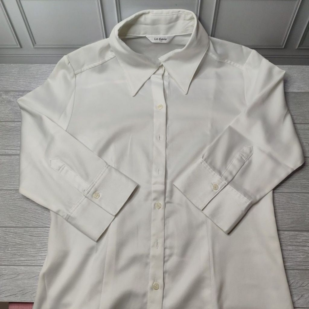 kemeja putih bw lengan setengah kemeja lengan setengah kemeja formal wanita