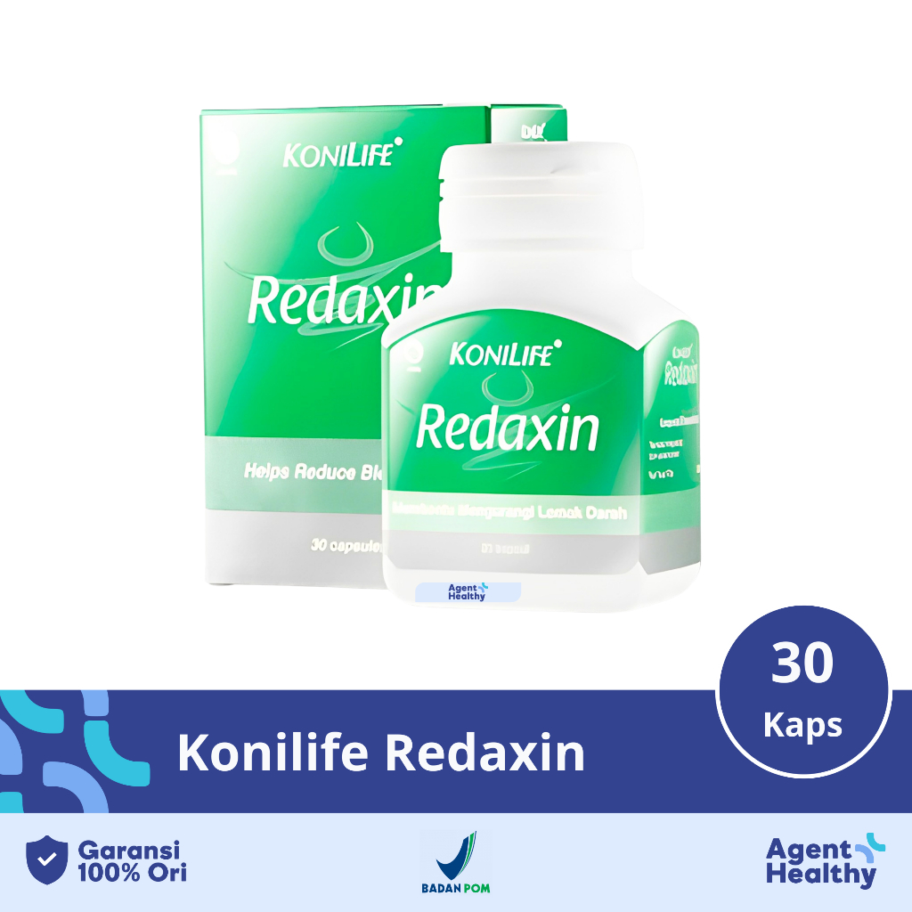 Konilife Redaxin isi 30 Kapsul – Suplemen Lemak Darah & Kolesterol
