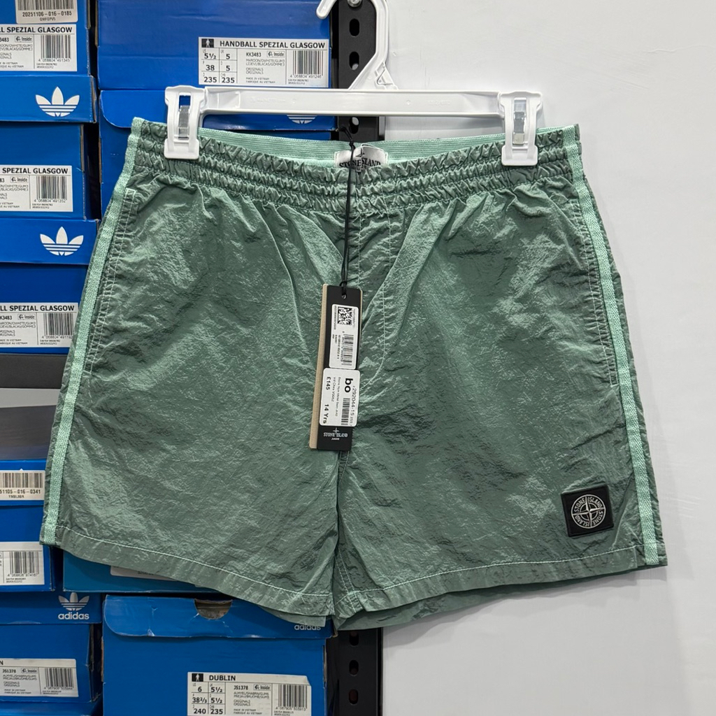 Stone island Junior Nylon Metal Swim Short Verde Green