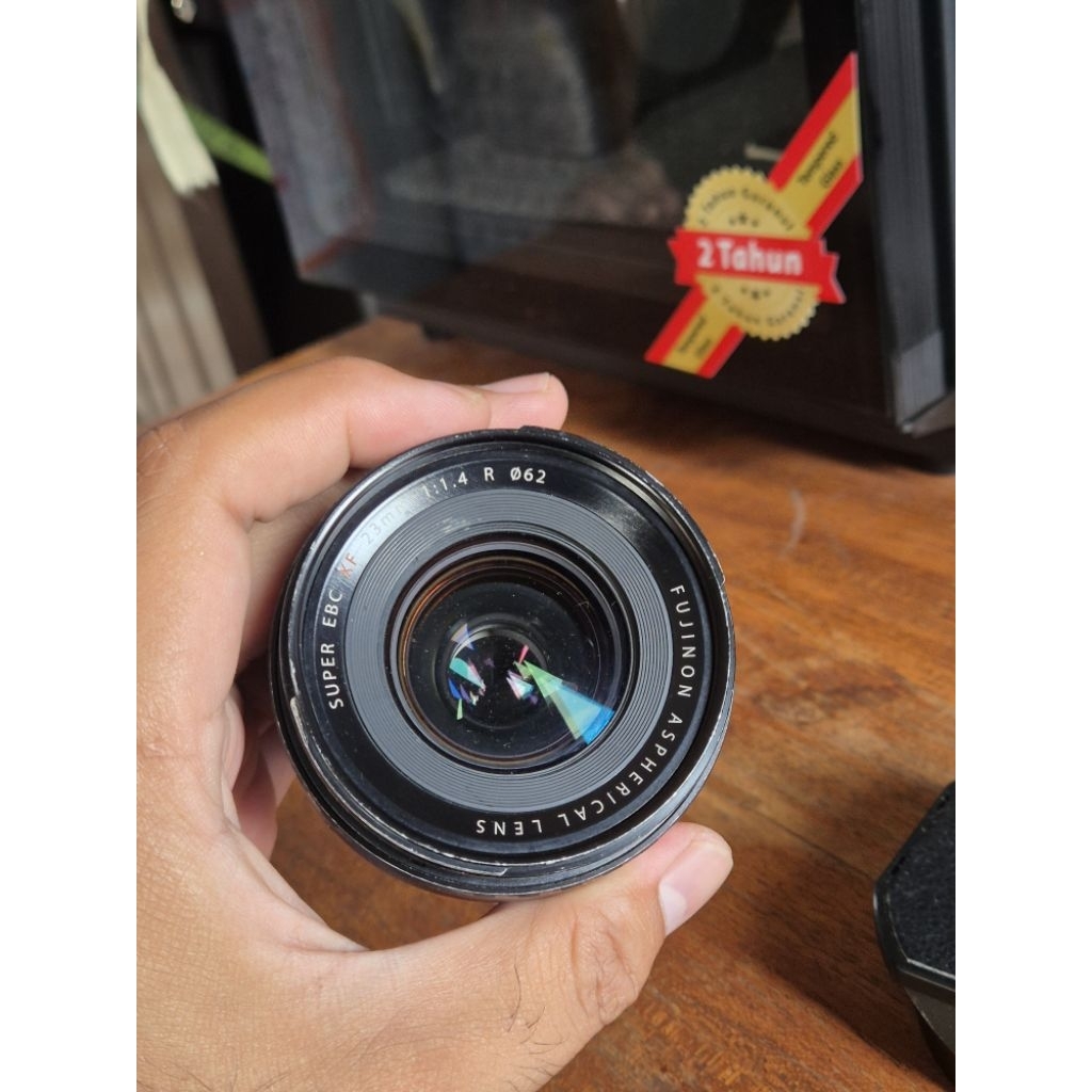 Lensa Fujinon 23mm f1,4 bekas, lensa fuji bekas