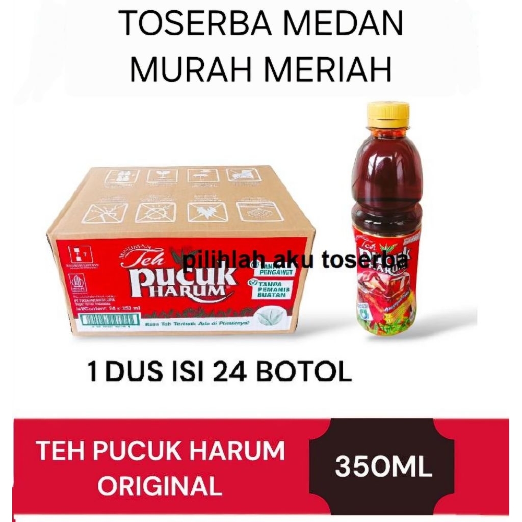 TEH PUCUK HARUM 350ml isi 24 Botol (1 Dus)