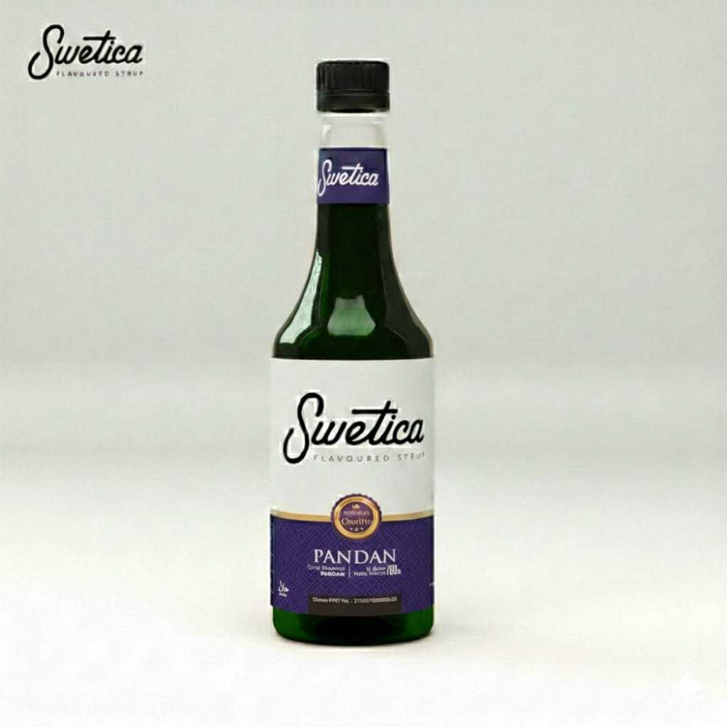 Sirup Pandan Swetica Premium 760ml | Pandan Syrup Campuran Kopi Kekinian Cafe dan Rumahan