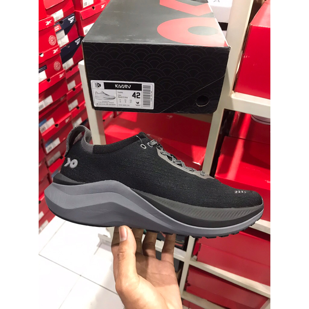 BIG SALE KANKY ORU ORIGINAL SEPATU FULL BLACK HITAM/PRIA/SEKOLAH/RUNNING/LARI/SNEAKERS