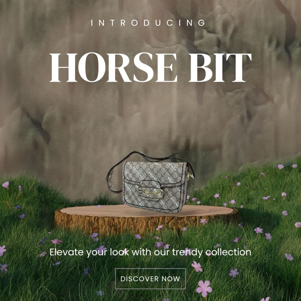 OLLABORATION GUCCI HORSEBIT X BALENCIAGA