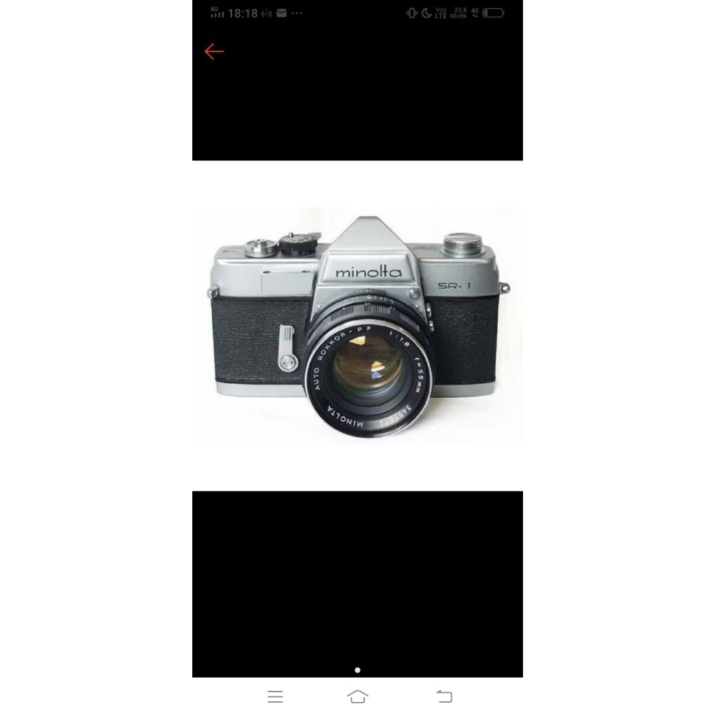 kamera analog Minolta Sr-1