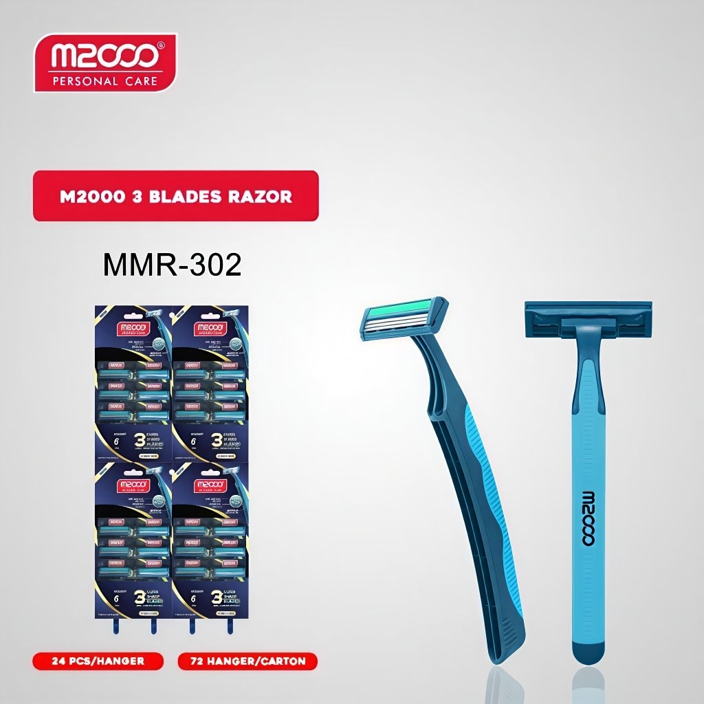 (PCS/HGR) Alat Pisau Cukur Murah Mata 3 M2000