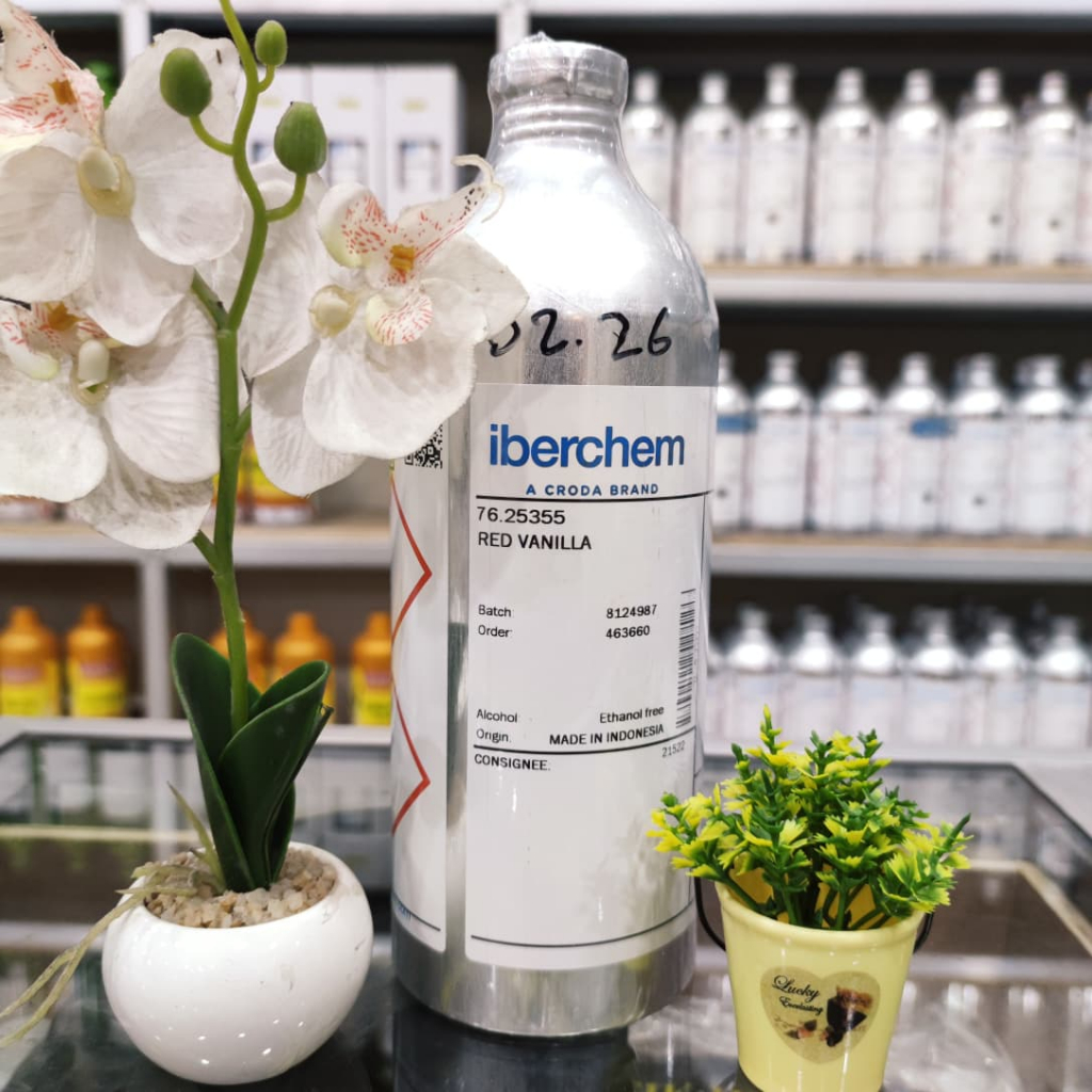 [ Iberchem ] RED VANILLA | Bibit parfum murni original pabrik kemasan 250ML/500ML/1KG - zara vanila