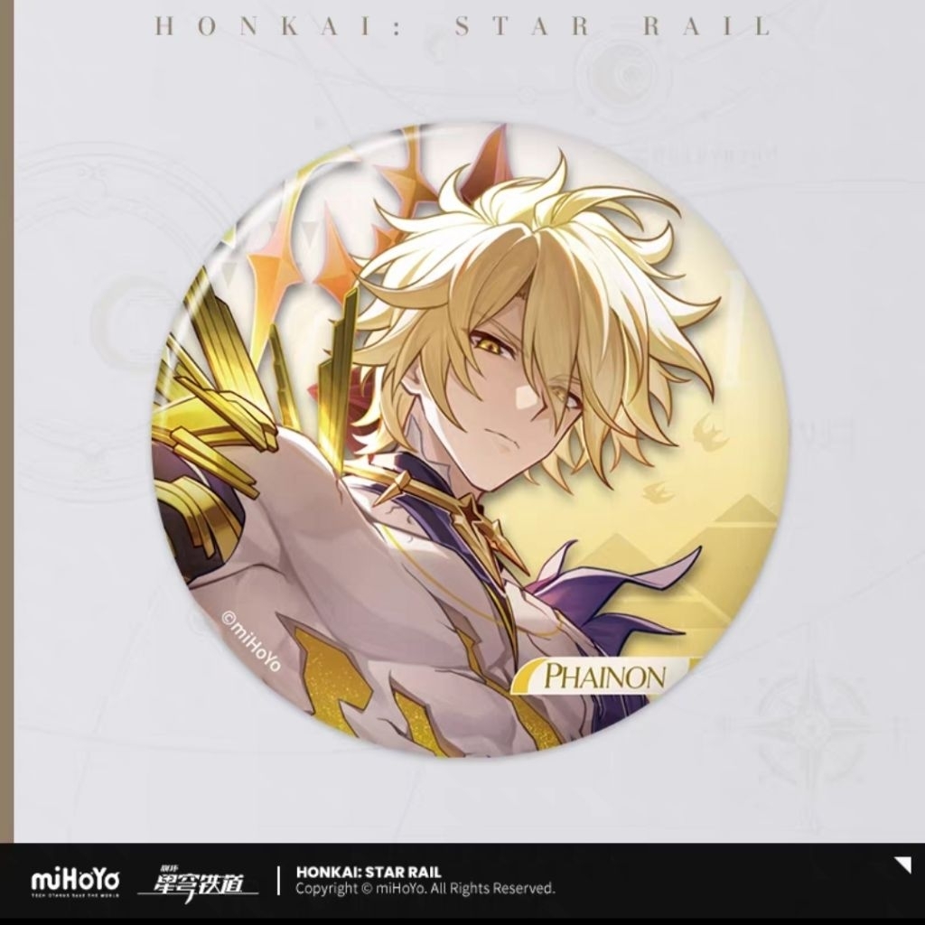 Official Phainon Interstellar Railway Can Badge Honkai Star Rail