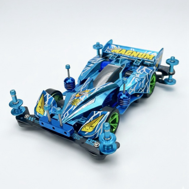 Rep Tamiya Rakitan Side damper Cyclone magnum Blue metalic AR Chassis 3006I2-RKT