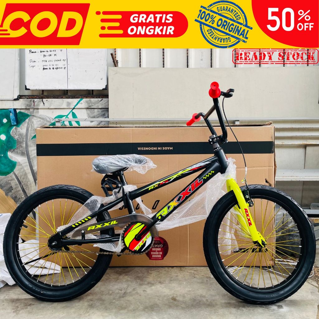 SEPEDA BMX MERK AXXIL TORPEDO (BY : FWD) SIZE 20 INCH