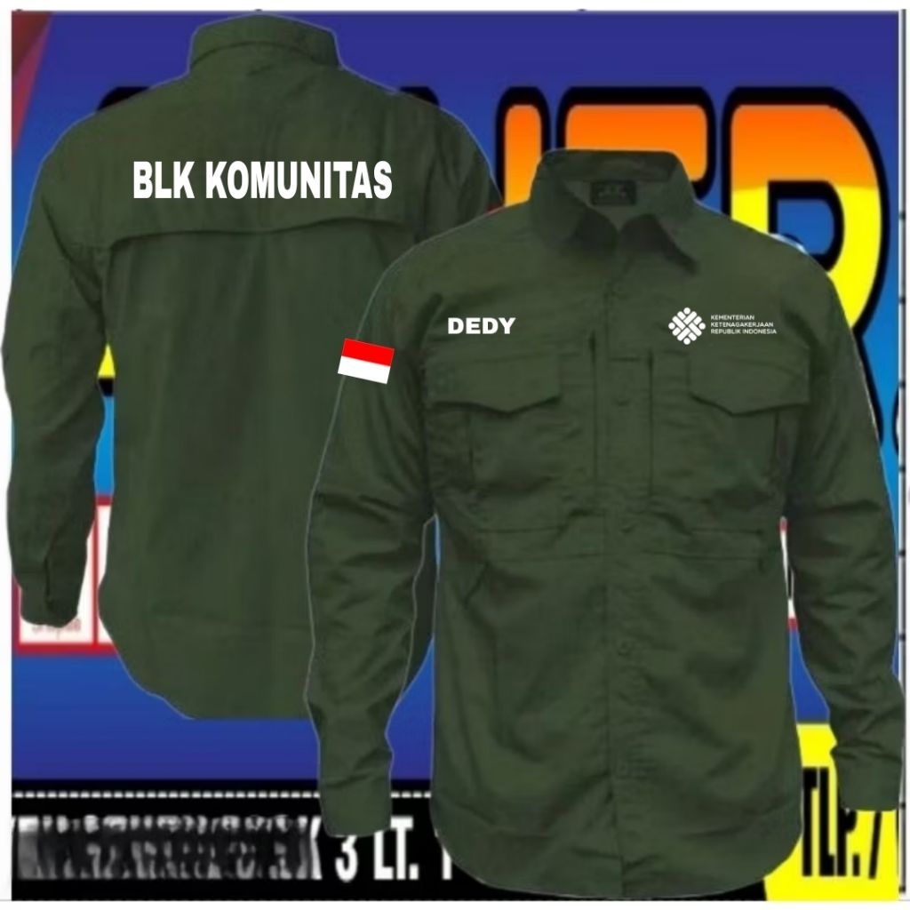 kemeja tactical Disnaker baju tactical Disnaker seragam tactical Disnaker kemeja Disnaker baju Disna