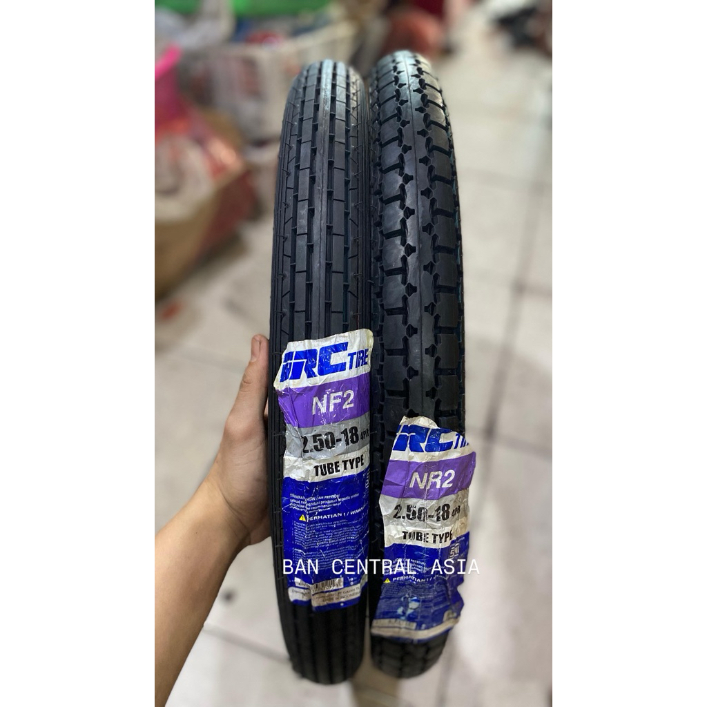 BAN LUAR IRC NF2 NR2 PETAK TAHU GARIS LURUS RING 18 250 18