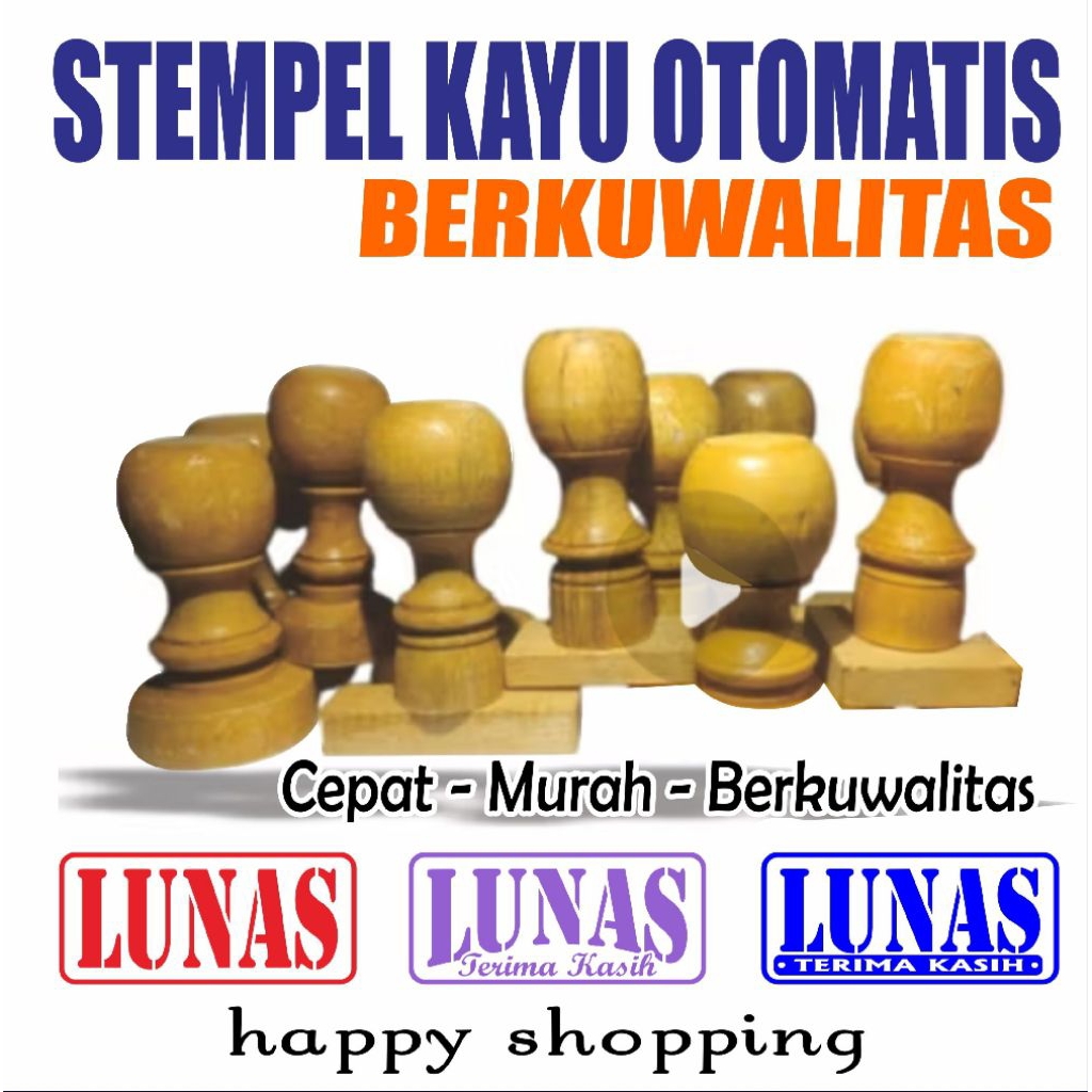 STEMPEL KAYU OTOMATIS, STEMPEL LUNAS STEMPEL MURAH JOS JIS