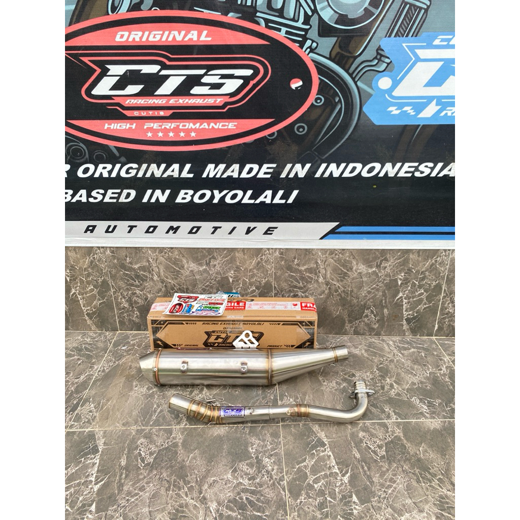 KNALPOT SUPRA FI PNP ASTREA GRAND ASTREA PRIMA SUPRA X 125 KHARISMA REVO ORIGINAL CTS MUFFLER