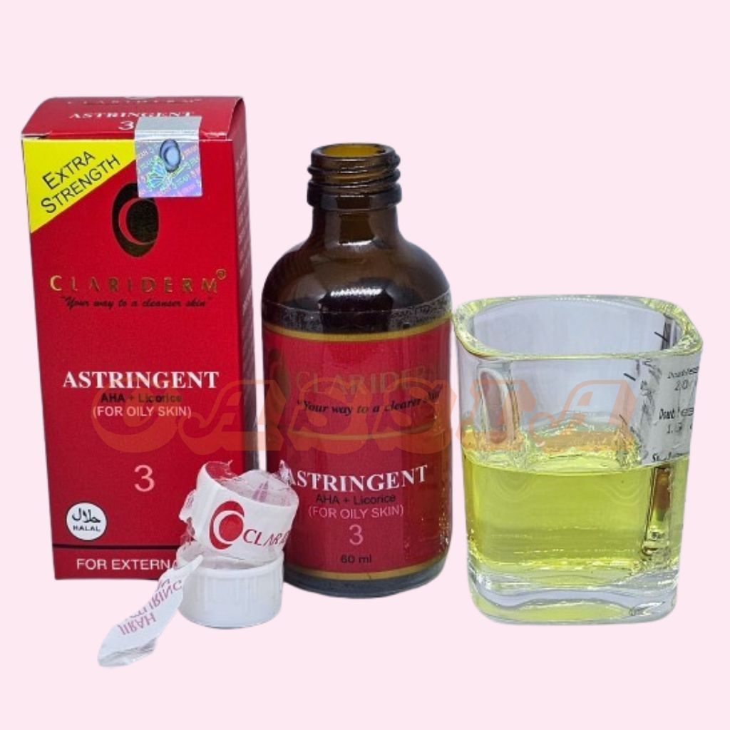 TONER WAJAH CLARIDERM ORIGINAL/ALKOHOL CLARIDERM ASTRINGENT ASLI