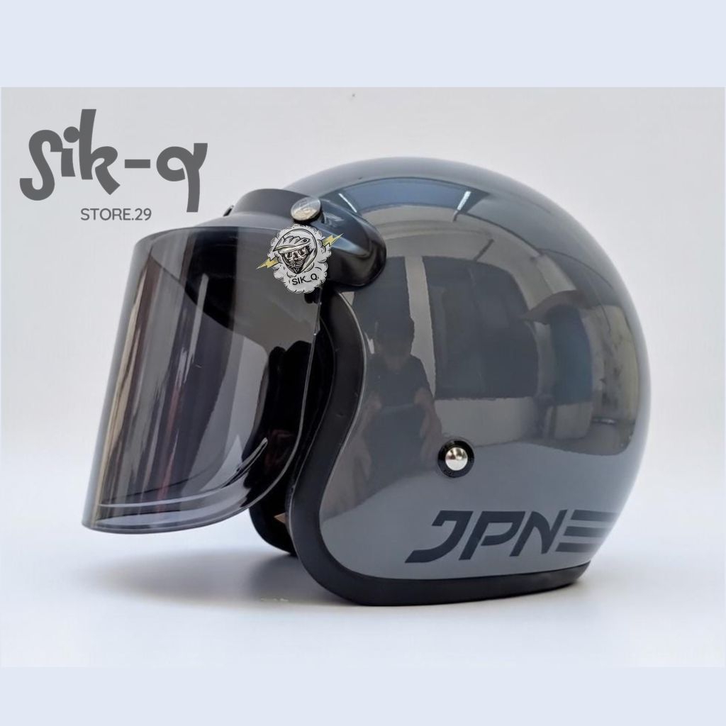 HELM JPN 100% ORIGINAL PAKET KACA DATAR DAN KACA CEMBUNG