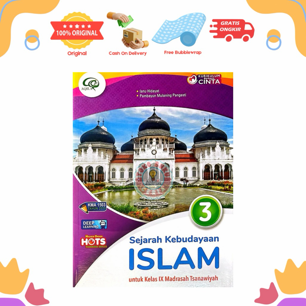 Buku Aqila Kelas 9 MTS Deep Learning Penerbit Tiga Serangkai
