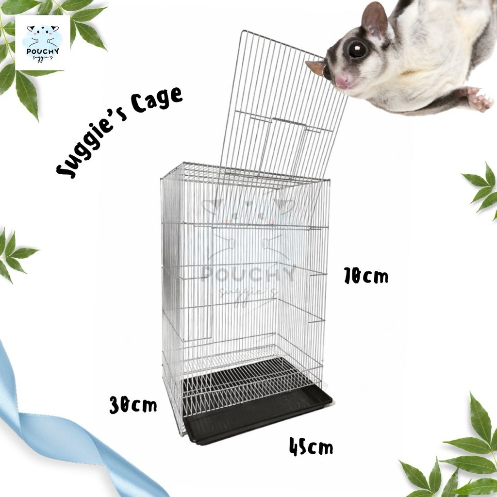 Kandang Galvanis Sugar-Glider / Glider Cage Uk.30x45x70 by Pouchy Suggie’s