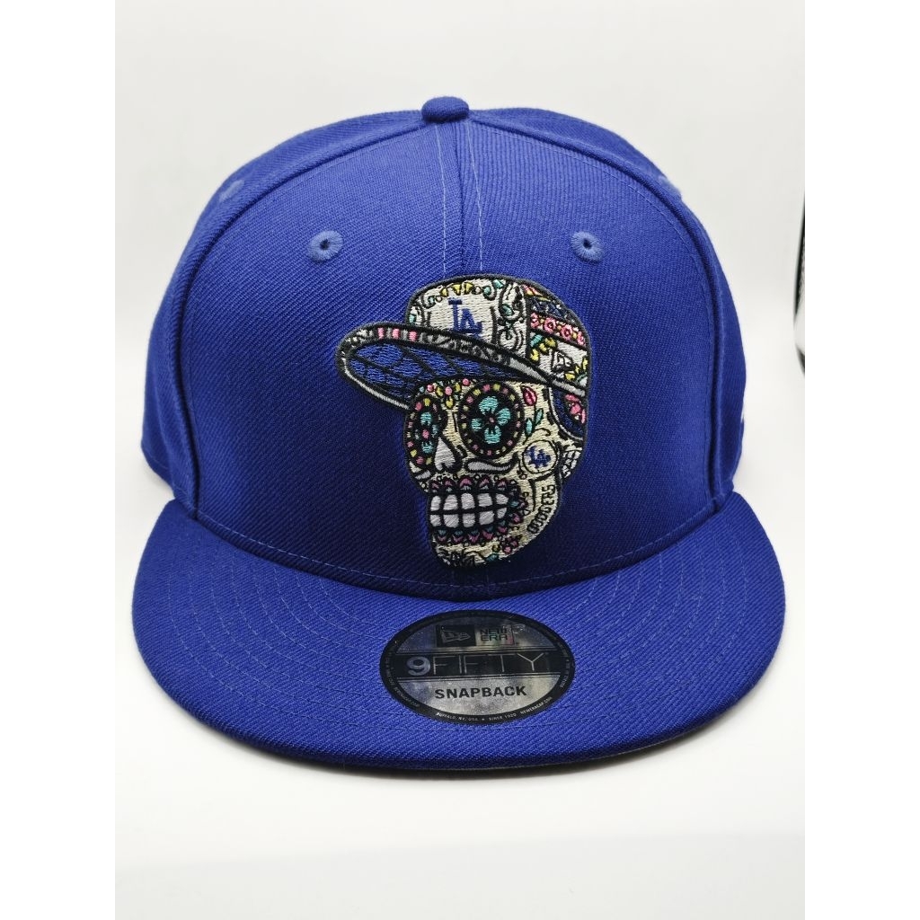 Topi New Era original x Skull LA MLB 9Fifty