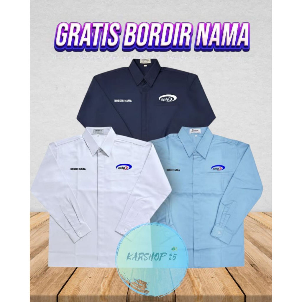 SERAGAM BPKP TERBARU KEMEJA BPKP LENGAN PANJANG TERBARU ATASAN BAJU BPKP KEMEJA KERJA BPKP KEMEJA BO