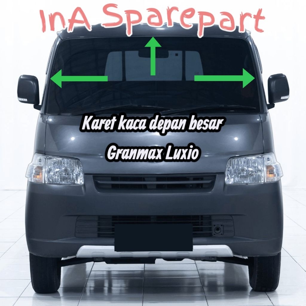 karet kaca depan Luxio Granmax