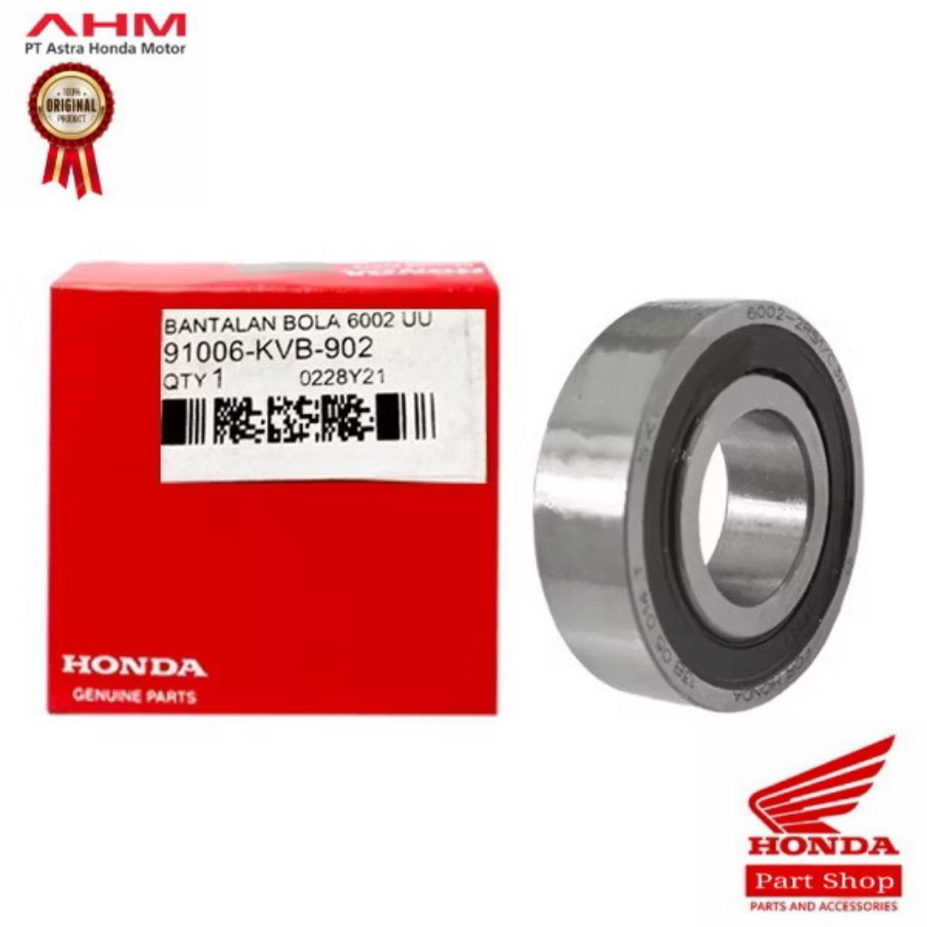 91006-KVB-902 6002 UU  Bearing Laher tutup Cvt Vario 110 CW Karbu