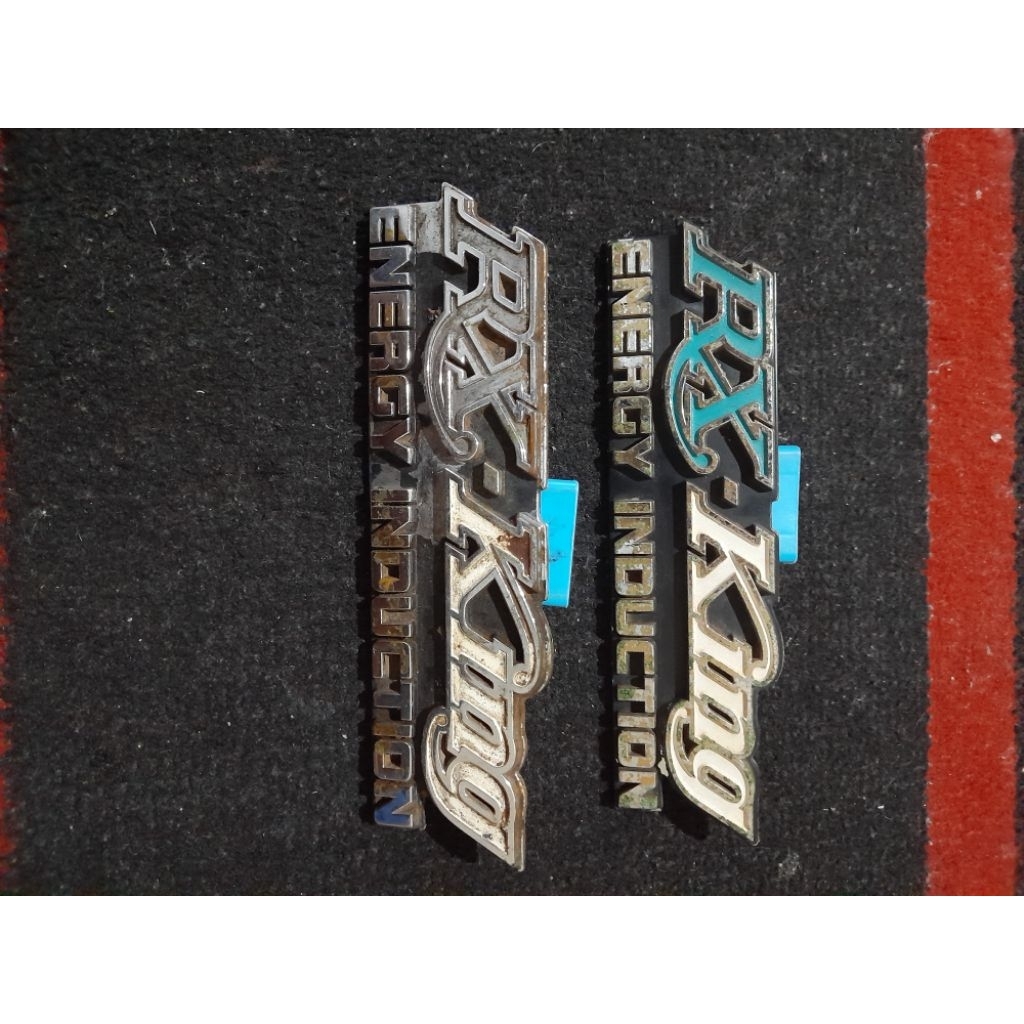 logo emblem bok aki yamaha rx king cobra master original copotan
