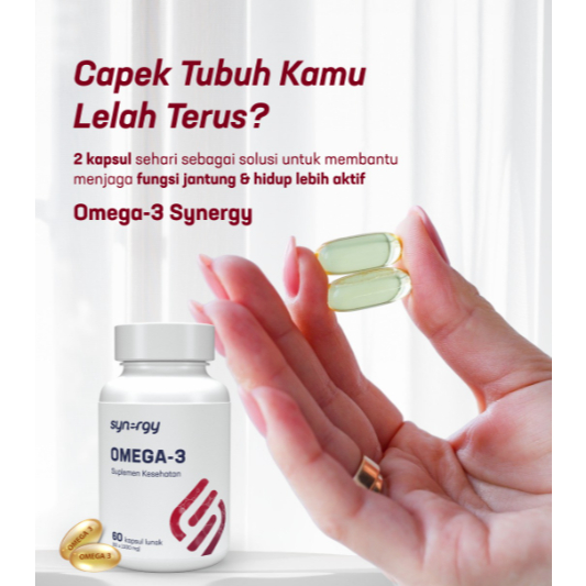 Synergy Omega-3 untuk Kesehatan Jantung & Otak Maksimal